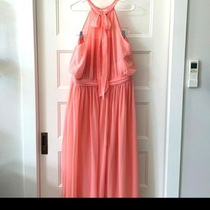 Nwot Alfred Angelo coral jumpsuit 18